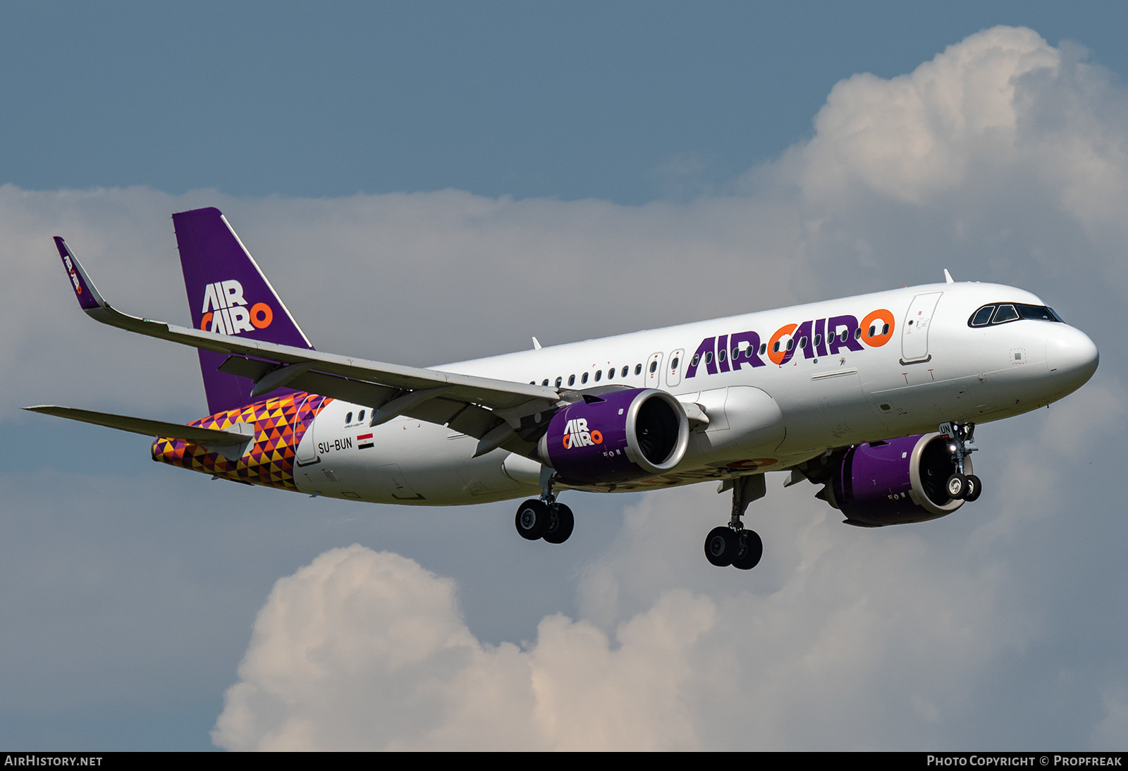 Aircraft Photo of SU-BUN | Airbus A320-251N | Air Cairo | AirHistory.net #595431
