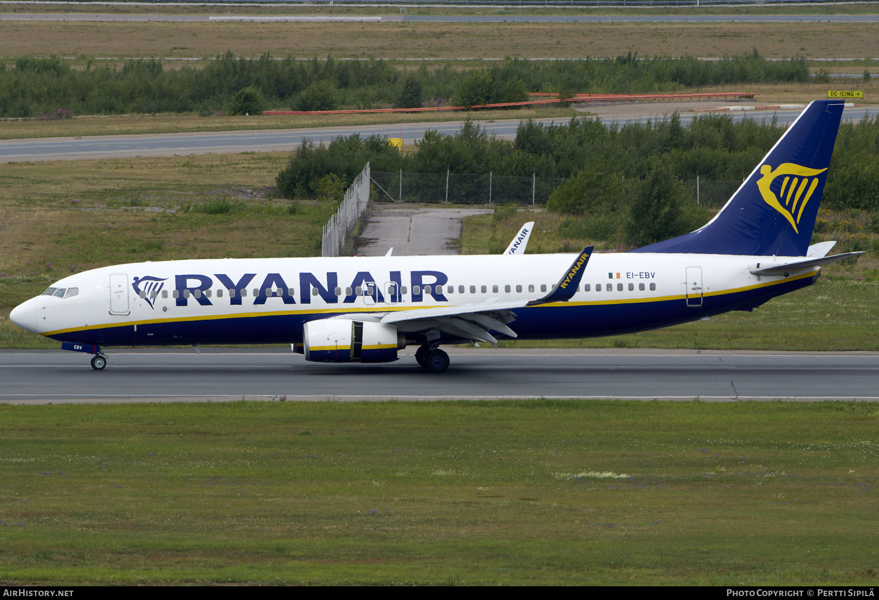 Aircraft Photo of EI-EBV | Boeing 737-8AS | Ryanair | AirHistory.net #595441