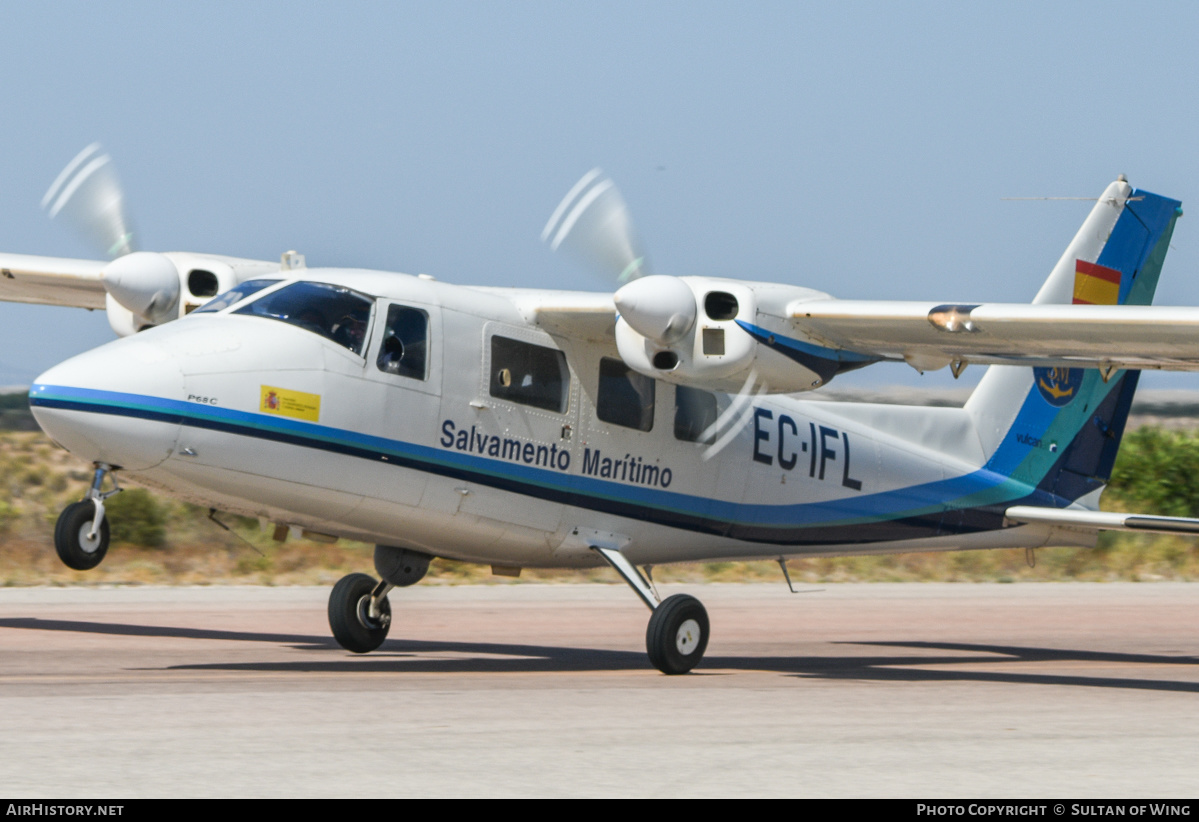 Aircraft Photo of EC-IFL | Vulcanair P-68C | Salvamento Marítimo | AirHistory.net #595458