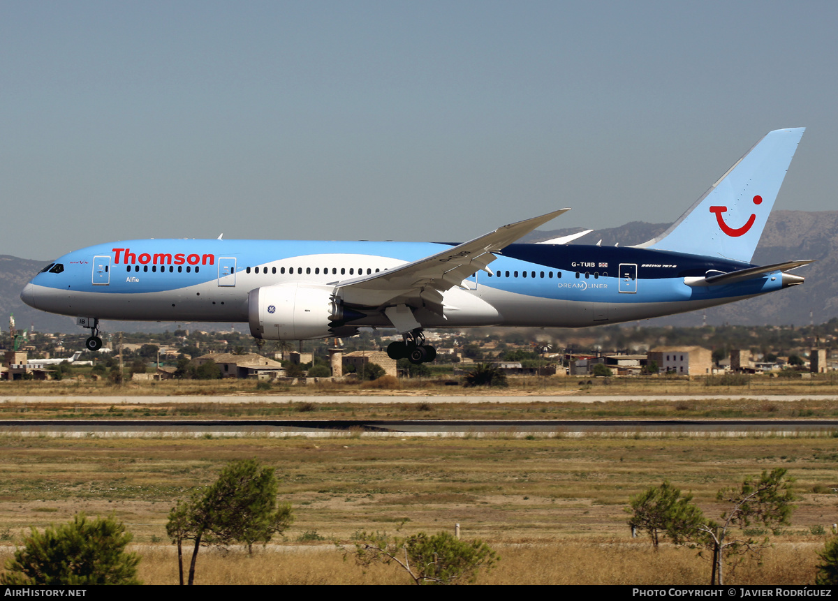 Aircraft Photo of G-TUIB | Boeing 787-8 Dreamliner | Thomson Airways | AirHistory.net #595460