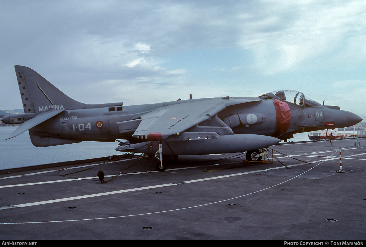Aircraft Photo of MM7200 | Boeing AV-8B Harrier II+ | Italy - Navy | AirHistory.net #595480