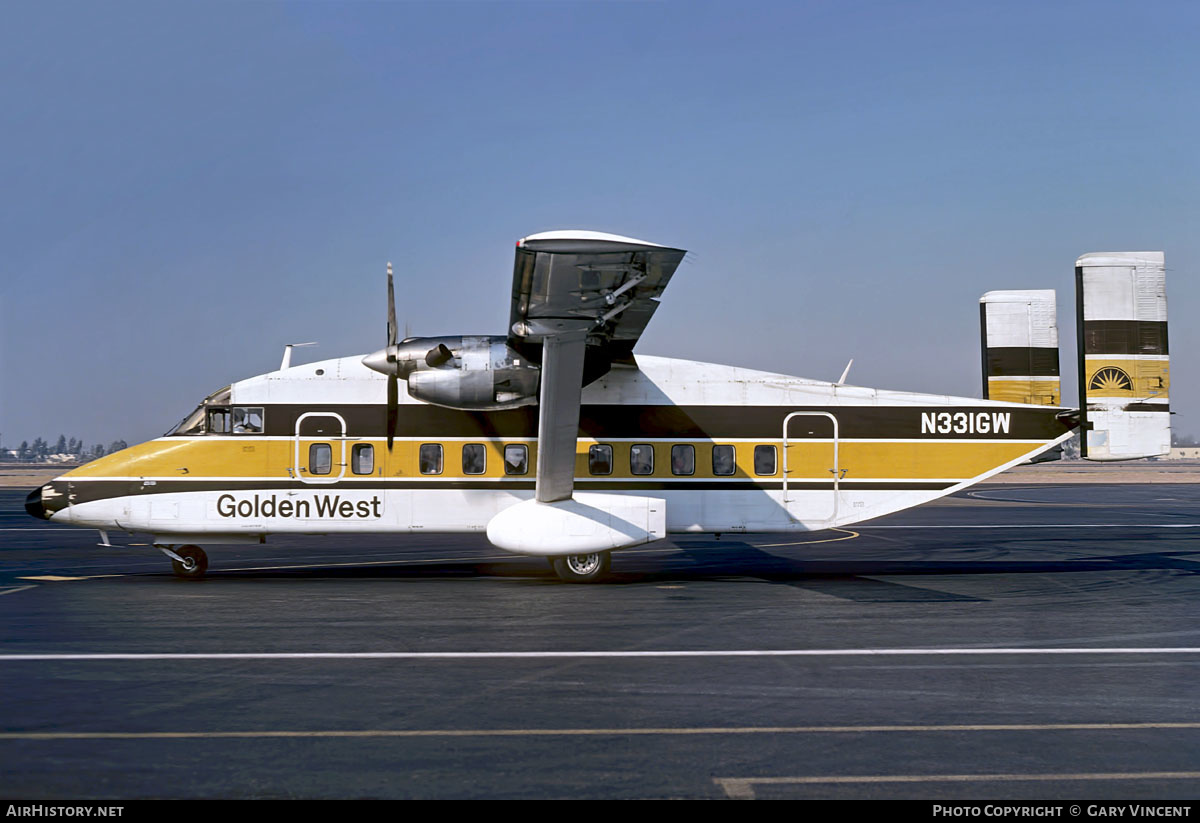 Aircraft Photo of N331GW | Short 330-200 | Golden West Airlines | AirHistory.net #595483