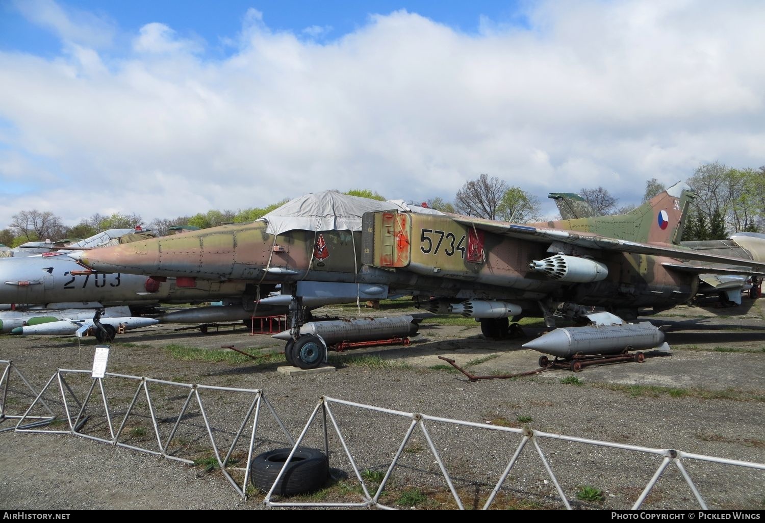 Aircraft Photo of 5734 | Mikoyan-Gurevich MiG-23BN | Czechoslovakia - Air Force | AirHistory.net #595486