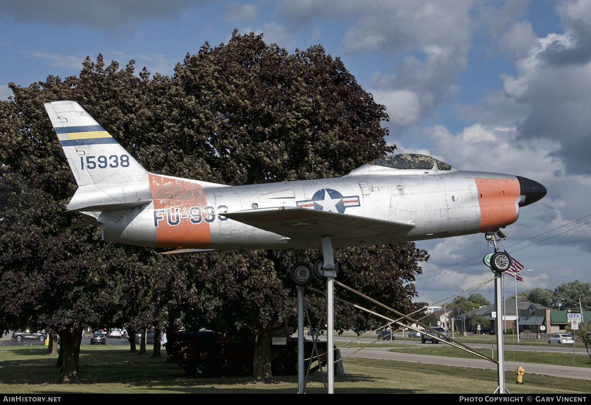 Aircraft Photo of 51-5938 / 15938 | North American F-86L Sabre | USA - Air Force | AirHistory.net #595501