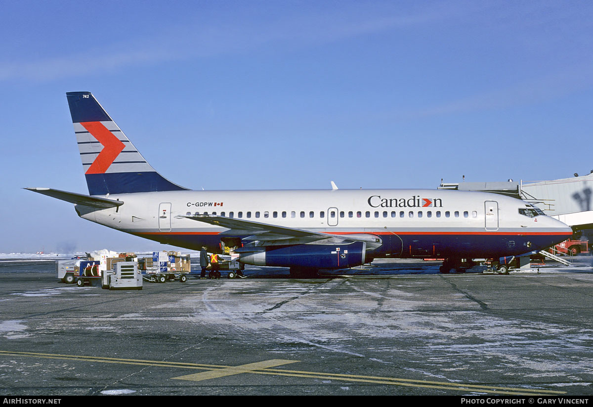 Aircraft Photo of C-GDPW | Boeing 737-275C/Adv | Canadian Airlines | AirHistory.net #595508