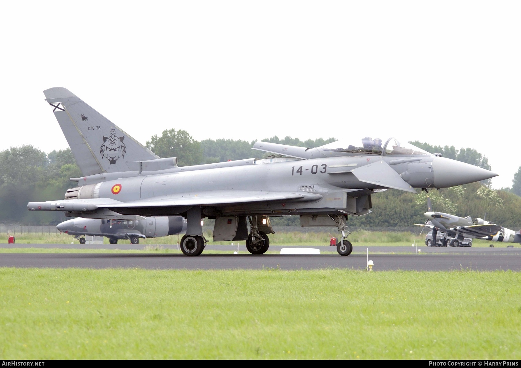 Aircraft Photo of C16-36 | Eurofighter EF-2000 Typhoon S | Spain - Air Force | AirHistory.net #595560