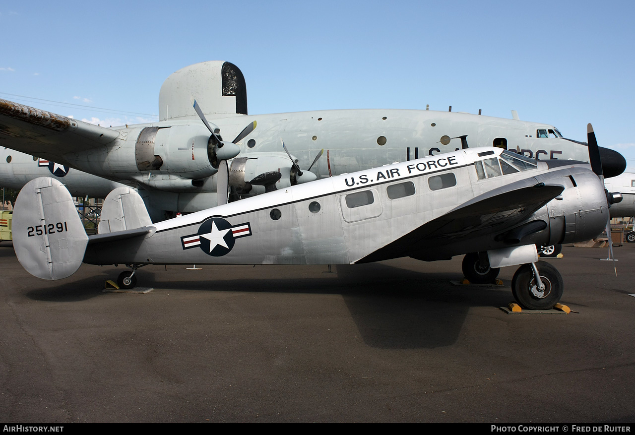 Aircraft Photo of N11248 / 251291 | Beech C-45J Expeditor | USA - Air Force | AirHistory.net #595564