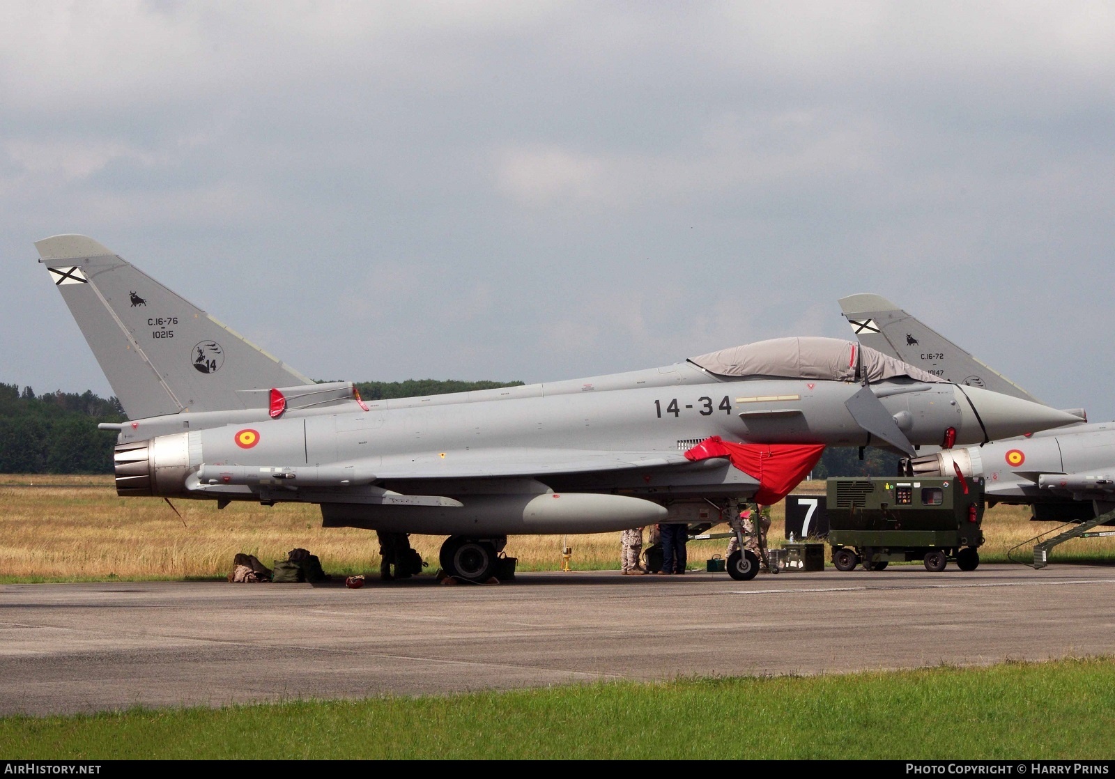 Aircraft Photo of C.16-76 | Eurofighter EF-2000 Typhoon | Spain - Air Force | AirHistory.net #595571