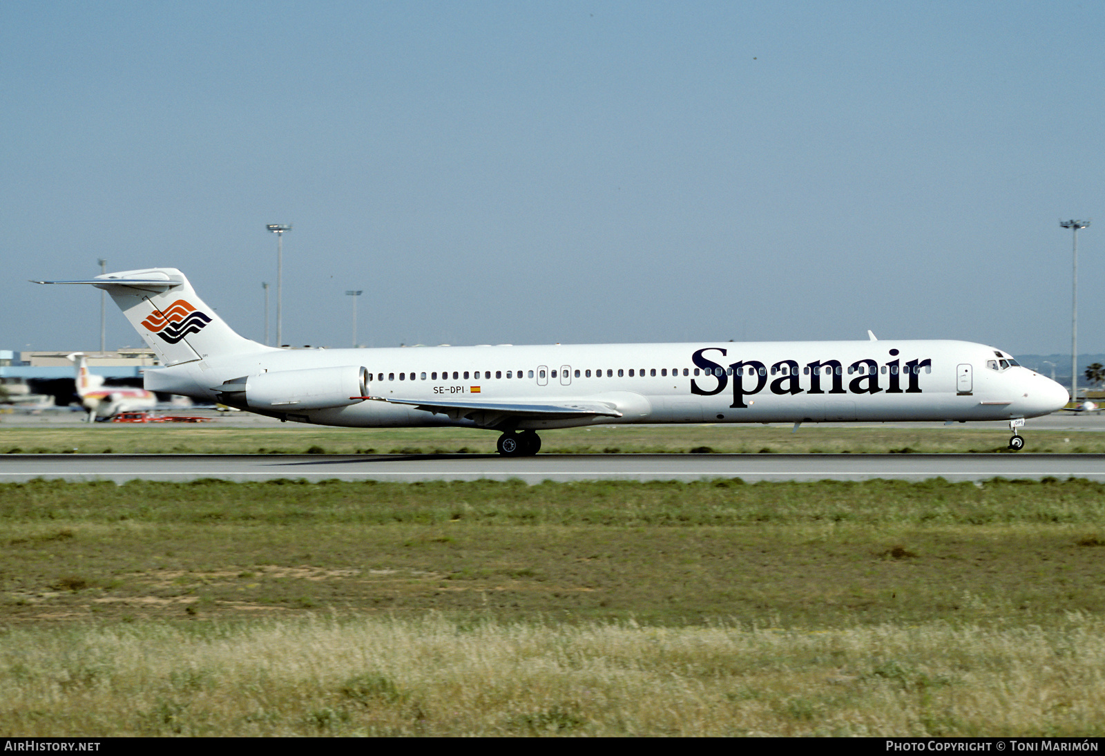 Aircraft Photo of SE-DPI | McDonnell Douglas MD-83 (DC-9-83) | Spanair | AirHistory.net #595582