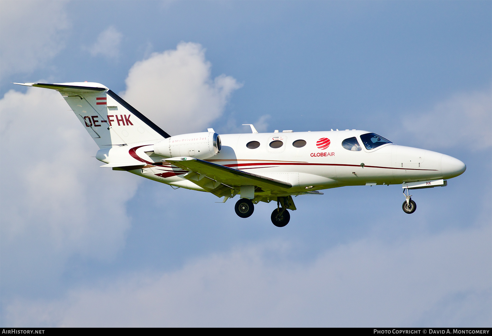 Aircraft Photo of OE-FHK | Cessna 510 Citation Mustang | GlobeAir | AirHistory.net #595589