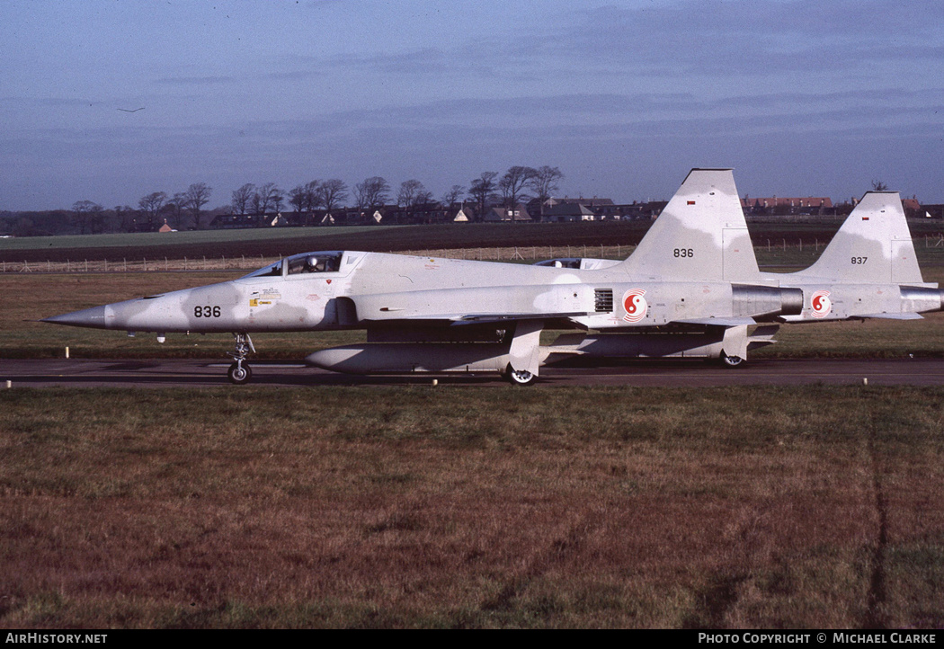 Aircraft Photo of 836 | Northrop F-5E Tiger II | Singapore - Air Force | AirHistory.net #595594