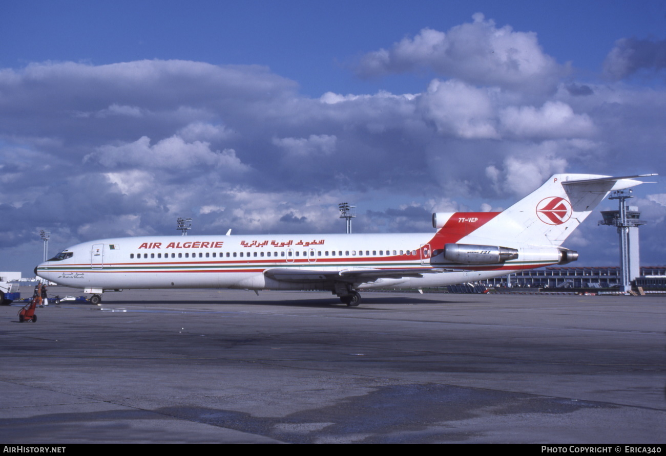 Aircraft Photo of 7T-VEP | Boeing 727-2D6/Adv | Air Algérie | AirHistory.net #595601