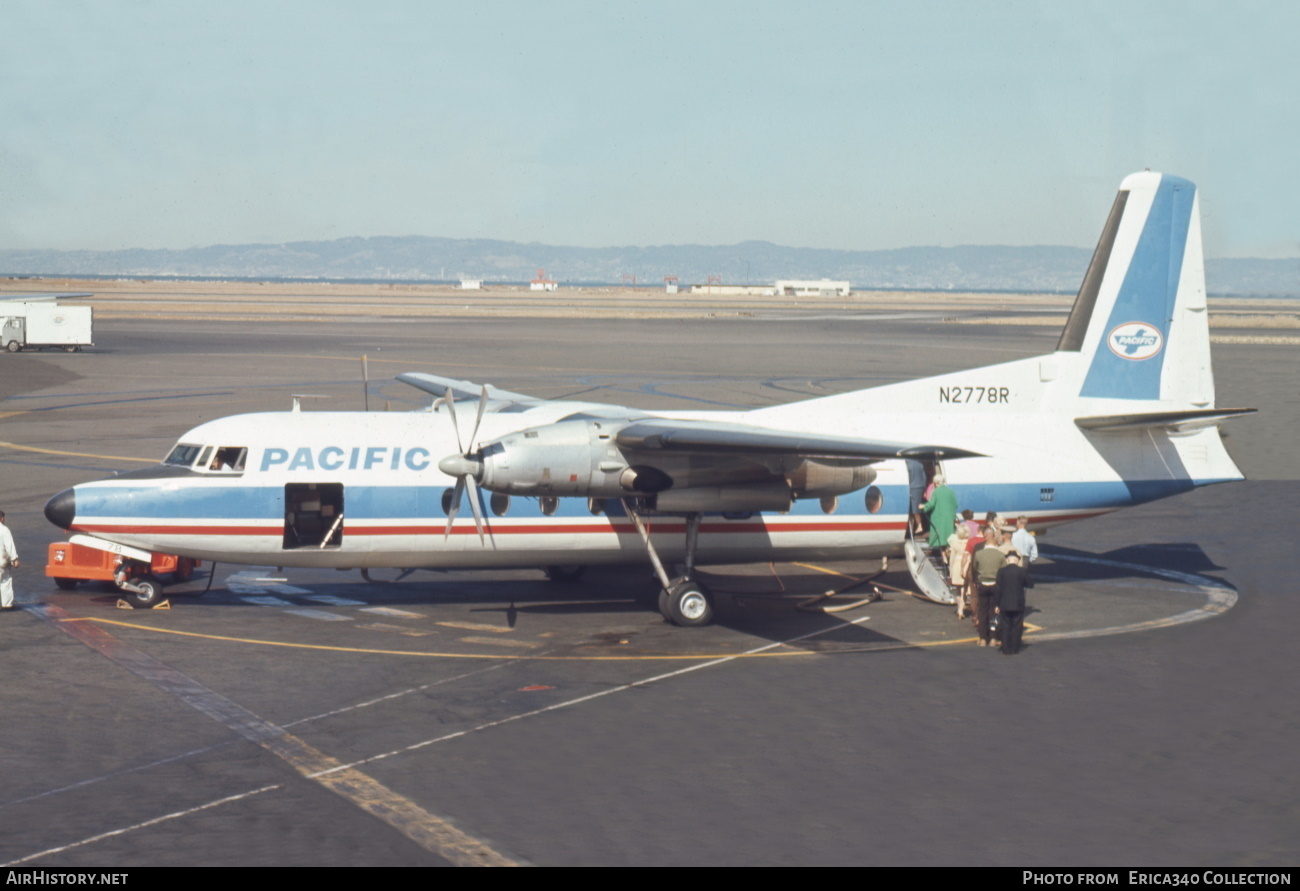 Aircraft Photo of N2778R | Fairchild F-27J | Pacific Air Lines | AirHistory.net #595605