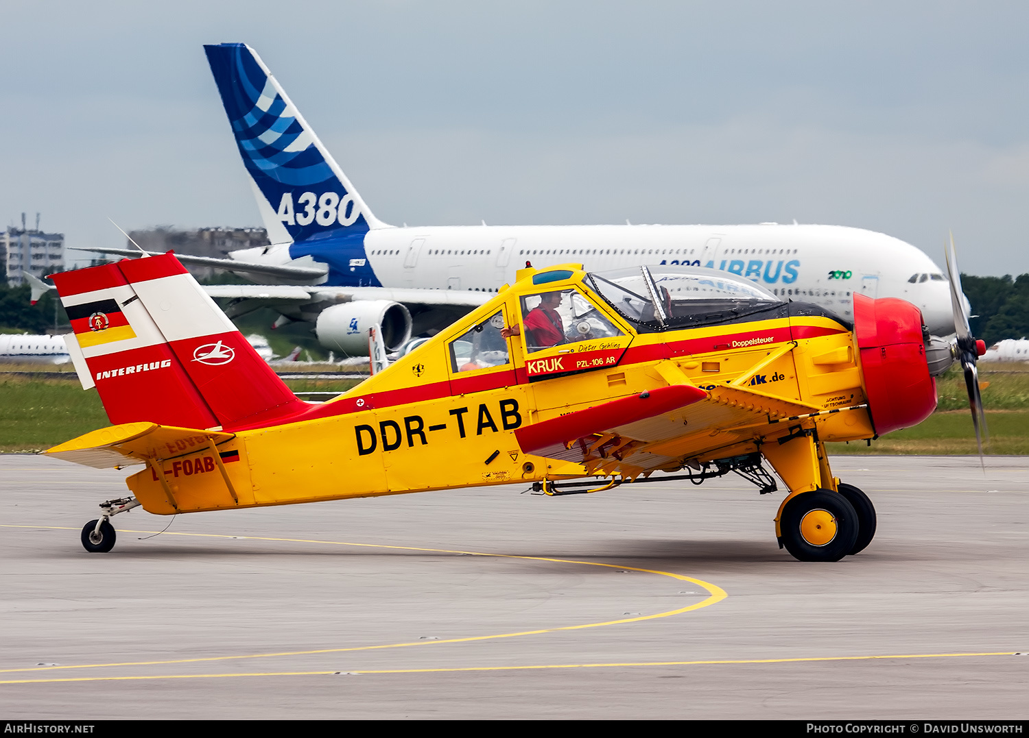 Aircraft Photo of D-FOAB / DDR-TAB | PZL-Okecie PZL-106AR/2M Kruk | Gehling Flugtechnik | Interflug | AirHistory.net #595614