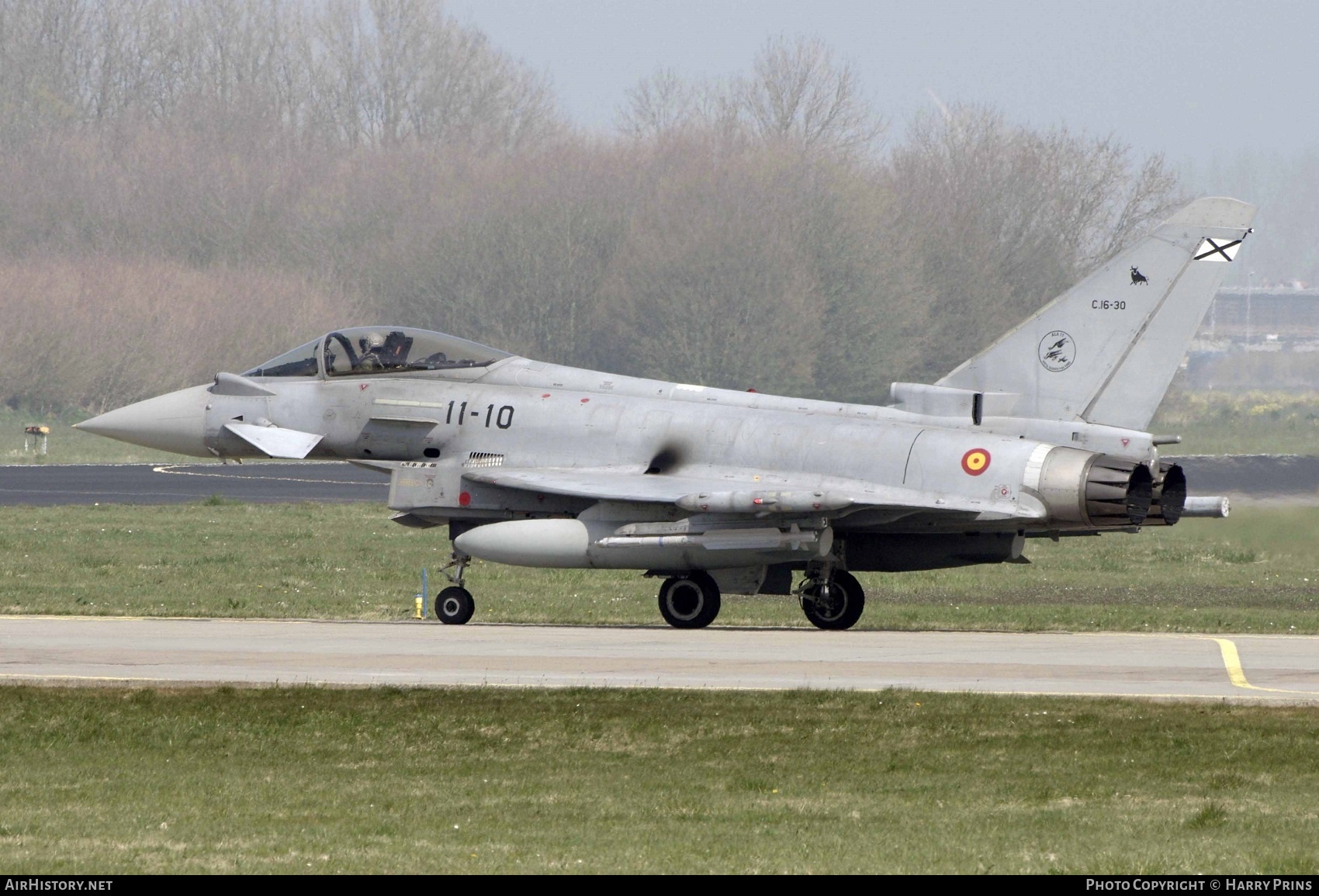 Aircraft Photo of C16-30 | Eurofighter EF-2000 Typhoon S | Spain - Air Force | AirHistory.net #595615