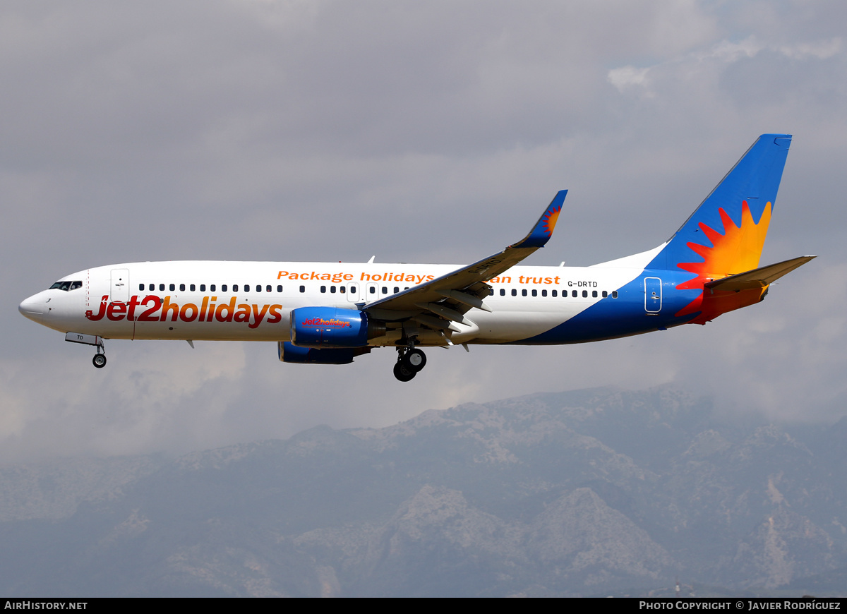 Aircraft Photo of G-DRTD | Boeing 737-808 | Jet2 Holidays | AirHistory.net #595641