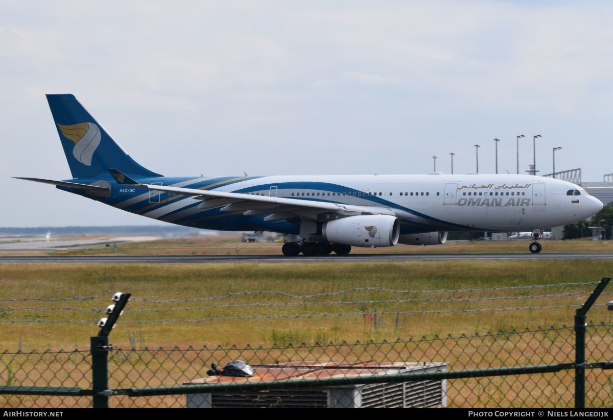 Aircraft Photo of A4O-DC | Airbus A330-243 | Oman Air | AirHistory.net #595688