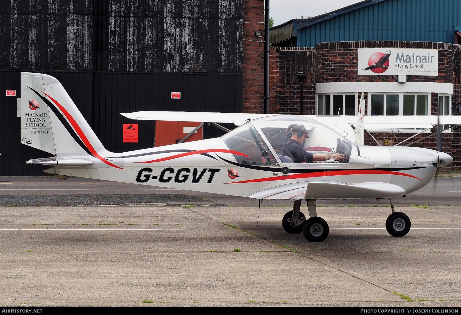 Aircraft Photo of G-CGVT | Cosmik EV-97 TeamEurostar UK | Mainair Flying School | AirHistory.net #595696