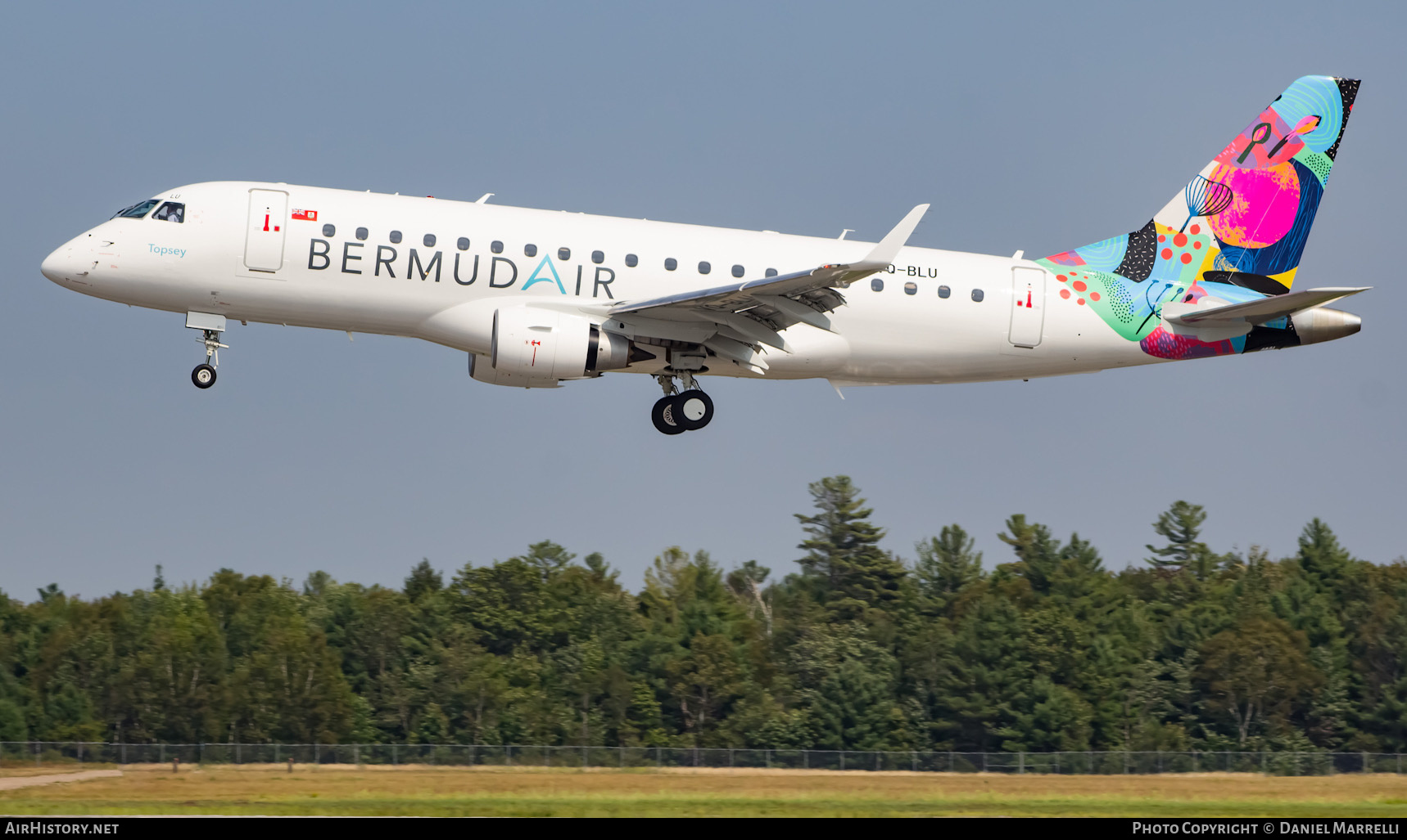 Aircraft Photo of VQ-BLU | Embraer 175STD (ERJ-170-200STD) | BermudAir | AirHistory.net #595739