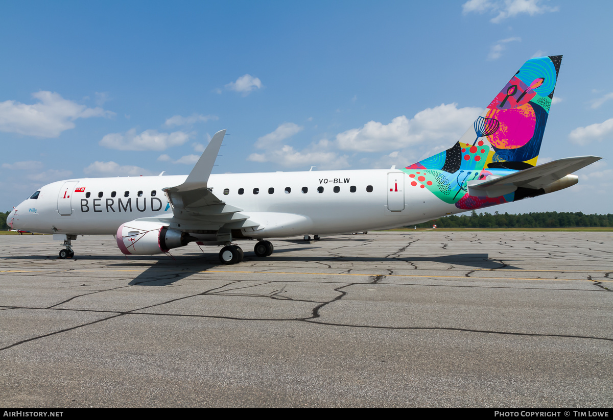 Aircraft Photo of VQ-BLW | Embraer 175STD (ERJ-170-200STD) | BermudAir | AirHistory.net #595754