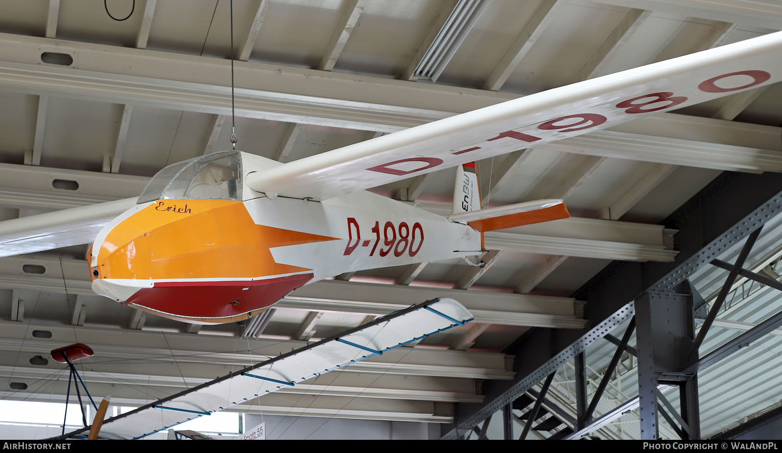 Aircraft Photo of D-1980 | Scheibe L-Spatz 55 | AirHistory.net #595769