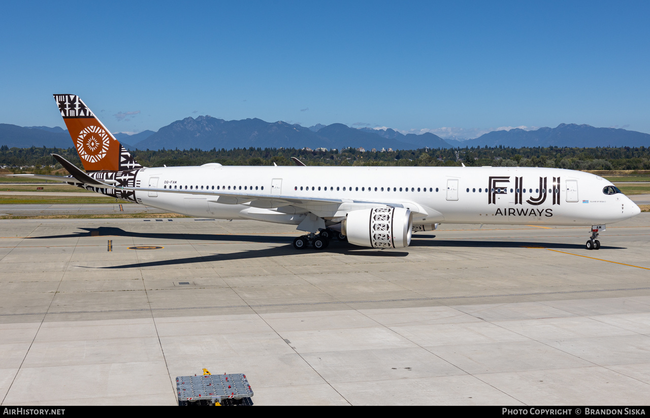 Aircraft Photo of DQ-FAM | Airbus A350-941 | Fiji Airways | AirHistory.net #595785
