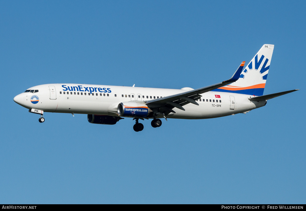 Aircraft Photo of TC-SPK | Boeing 737-86N | SunExpress | AirHistory.net #595811