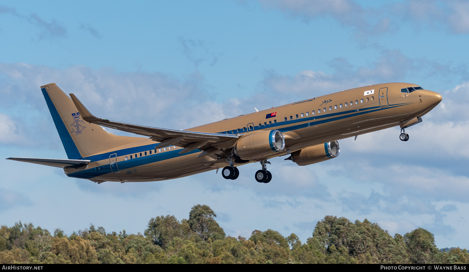 Aircraft Photo of 9M-III | Boeing 737-8AW BBJ2 | Sultan of Johor | AirHistory.net #595814