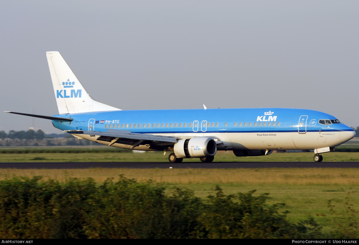 Aircraft Photo of PH-BTG | Boeing 737-406 | KLM - Royal Dutch Airlines | AirHistory.net #595833