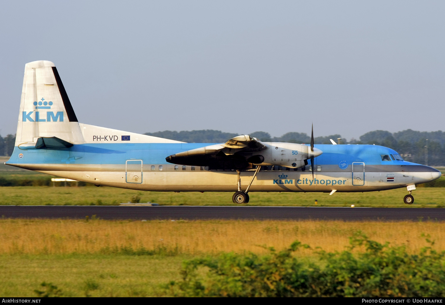 Aircraft Photo of PH-KVD | Fokker 50 | KLM Cityhopper | AirHistory.net #595834