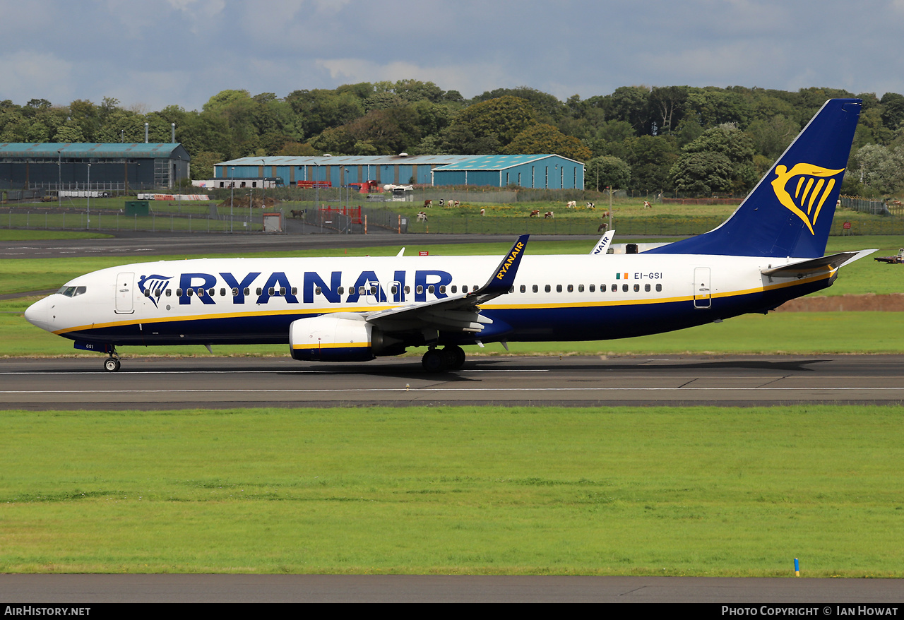 Aircraft Photo of EI-GSI | Boeing 737-800 | Ryanair | AirHistory.net #595879