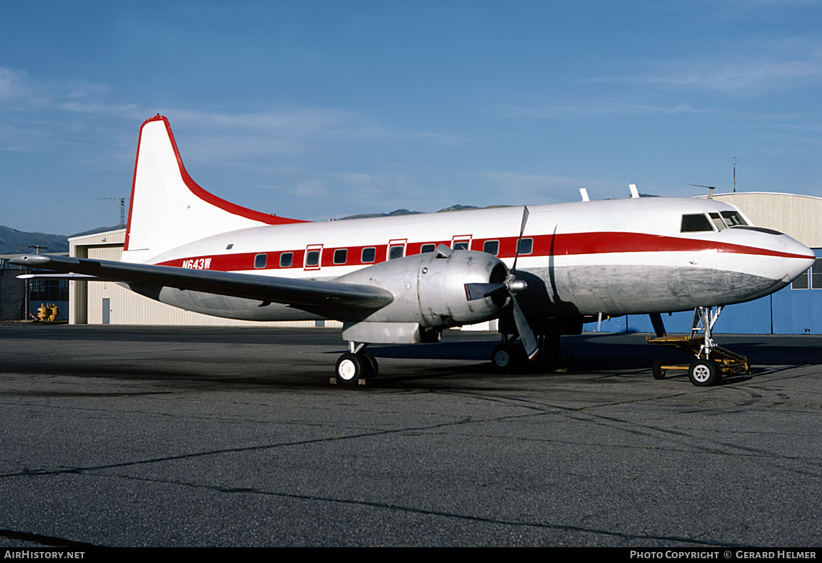 Aircraft Photo of N643W | Convair 240-4 | AirHistory.net #595891