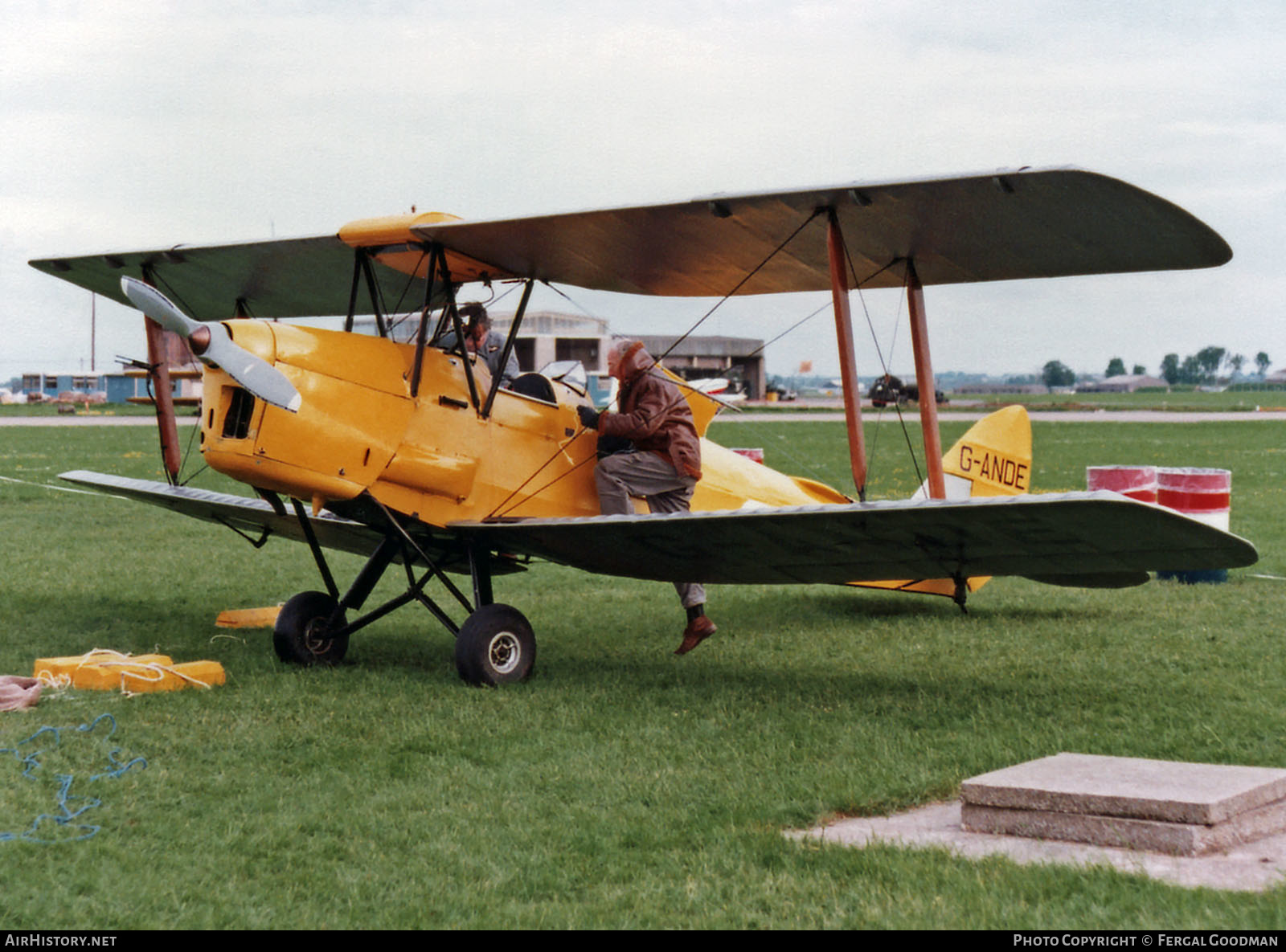 Aircraft Photo of G-ANDE | De Havilland D.H. 82A Tiger Moth II | AirHistory.net #595925
