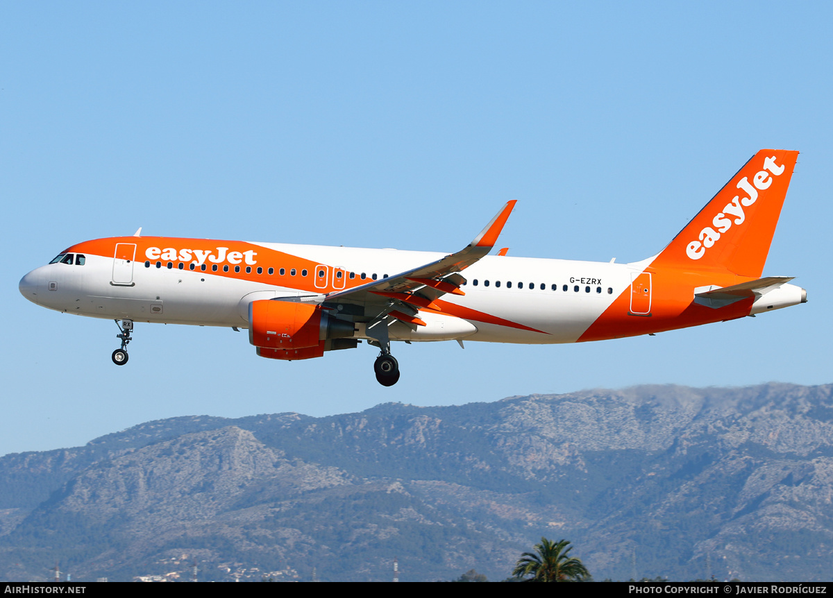 Aircraft Photo of G-EZRX | Airbus A320-214 | EasyJet | AirHistory.net #595936