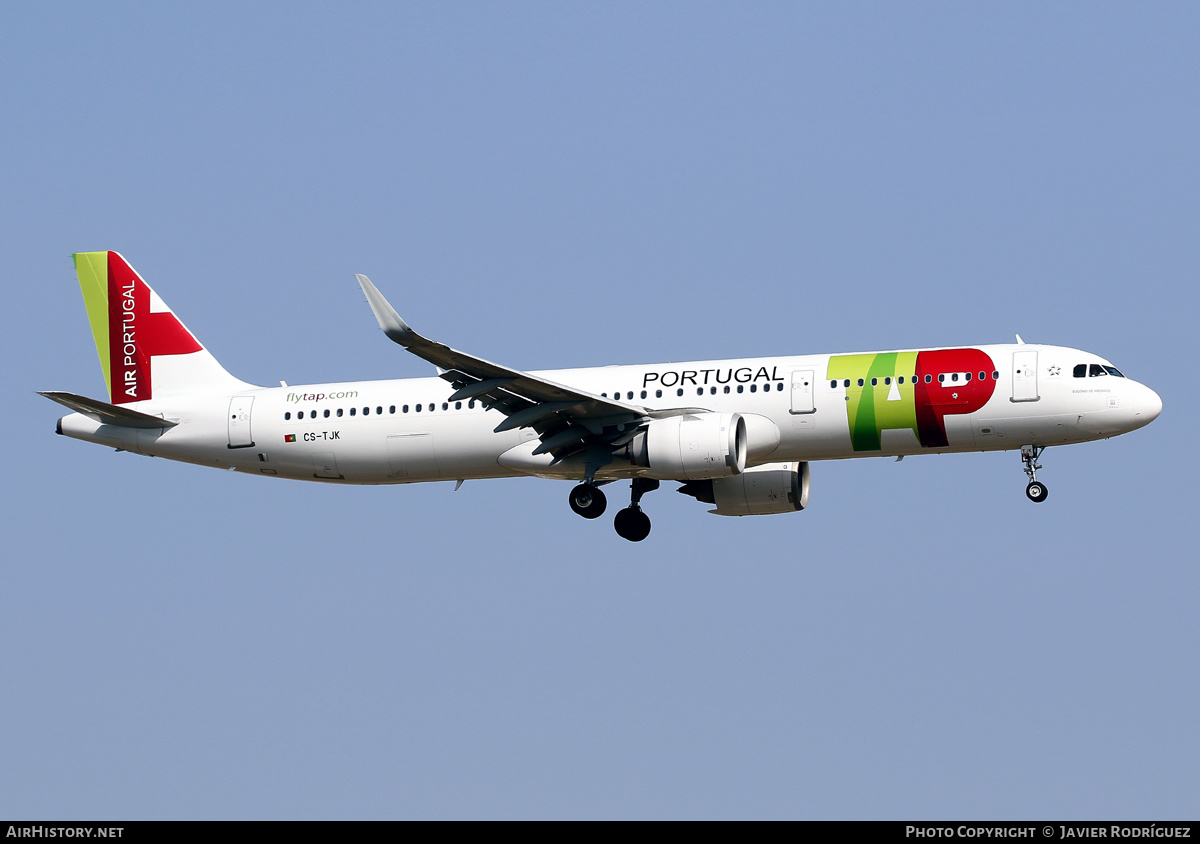 Aircraft Photo of CS-TJK | Airbus A321-251N | TAP Air Portugal | AirHistory.net #595937