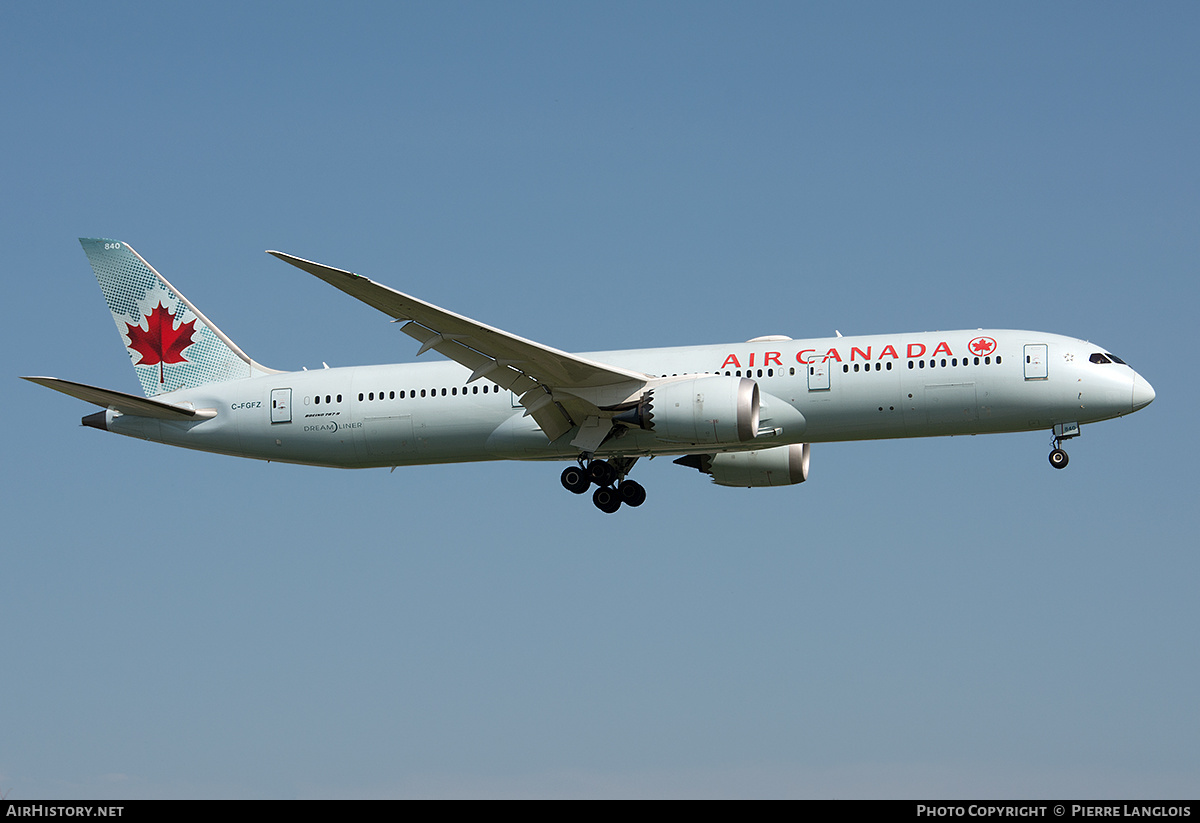 Aircraft Photo of C-FGFZ | Boeing 787-9 Dreamliner | Air Canada | AirHistory.net #595953
