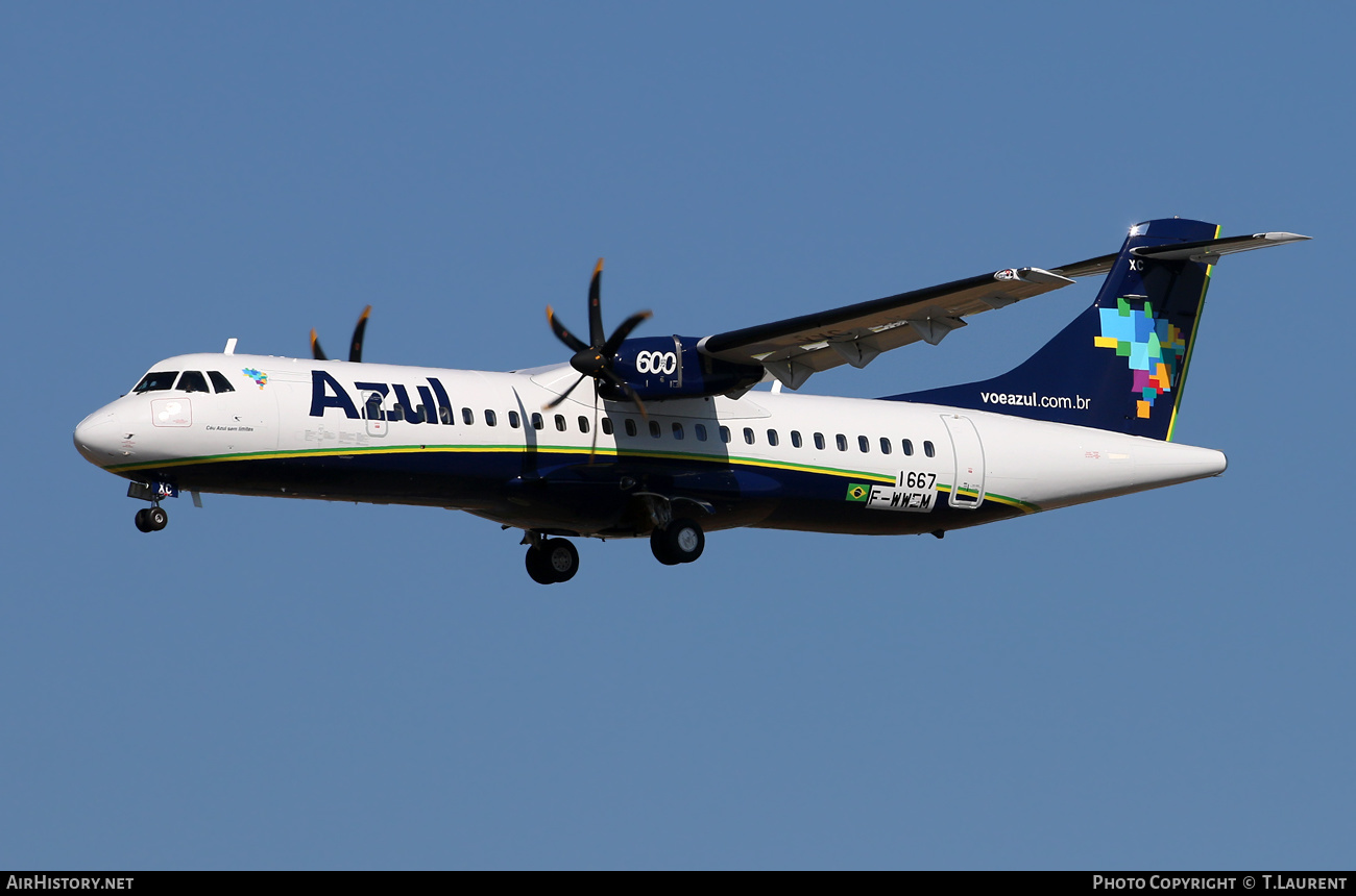Aircraft Photo of F-WWEM | ATR ATR-72-600 (ATR-72-212A) | Azul Linhas Aéreas Brasileiras | AirHistory.net #595971