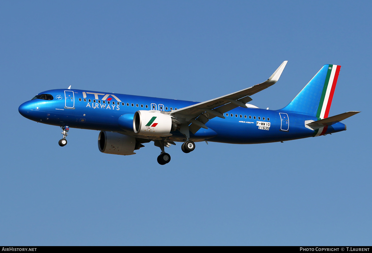 Aircraft Photo of F-WWIO | Airbus A320-272N | ITA Airways | AirHistory.net #595980