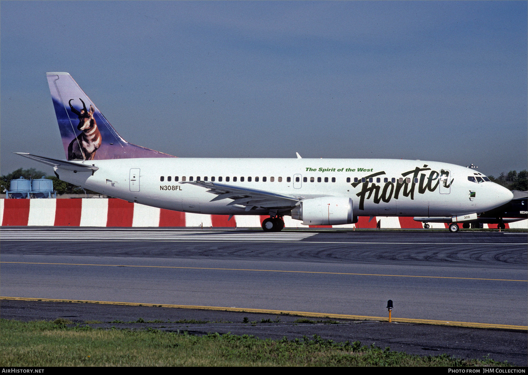 Aircraft Photo of N308FL | Boeing 737-3U3 | Frontier Airlines | AirHistory.net #596018