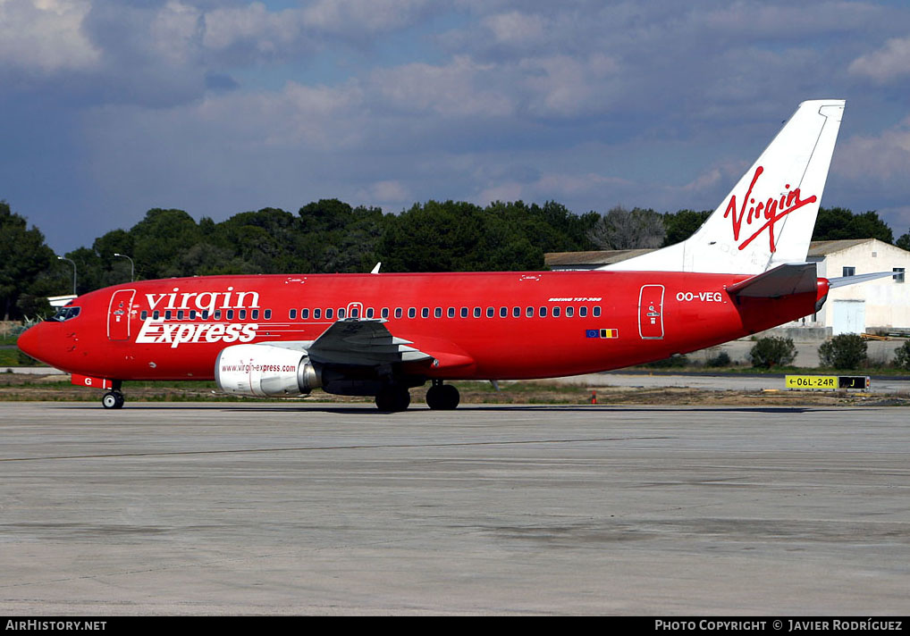 Aircraft Photo of OO-VEG | Boeing 737-36N | Virgin Express | AirHistory.net #596019