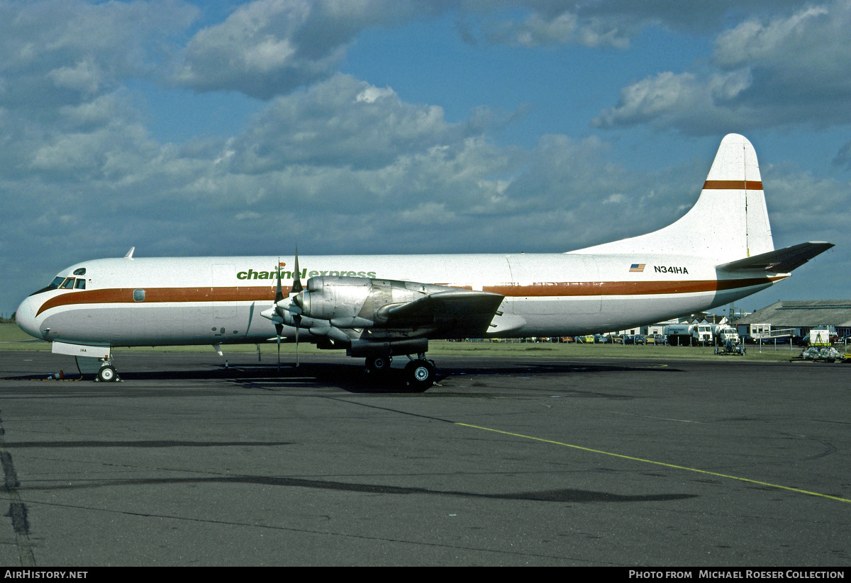Aircraft Photo of N341HA | Lockheed L-188A(PF) Electra | Channel Express | AirHistory.net #596053