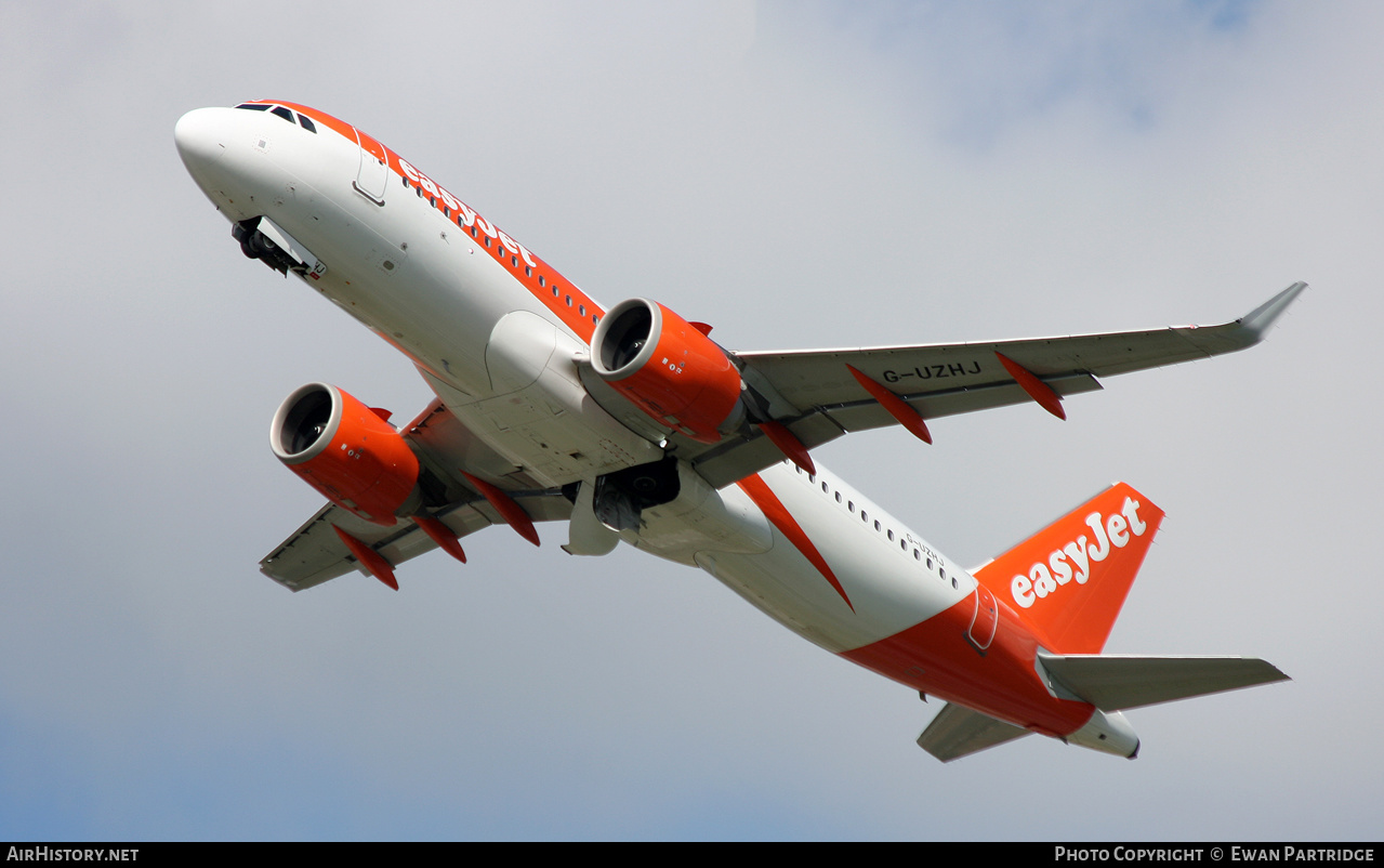 Aircraft Photo of G-UZHJ | Airbus A320-251N | EasyJet | AirHistory.net #596084