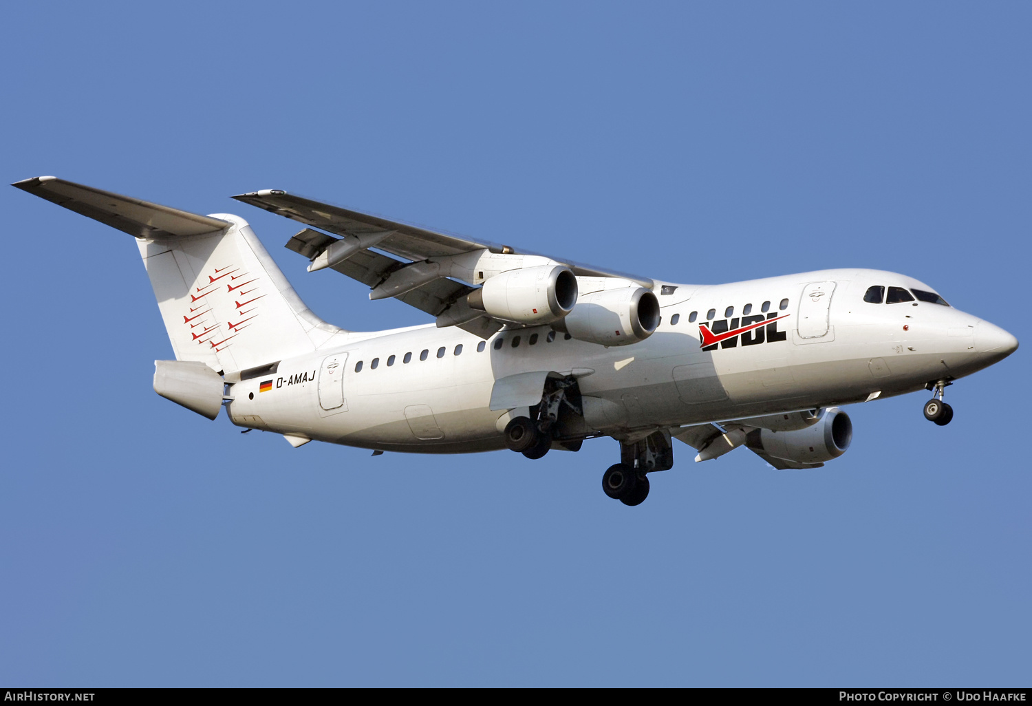 Aircraft Photo of D-AMAJ | British Aerospace BAe-146-200A | WDL Aviation | AirHistory.net #596087