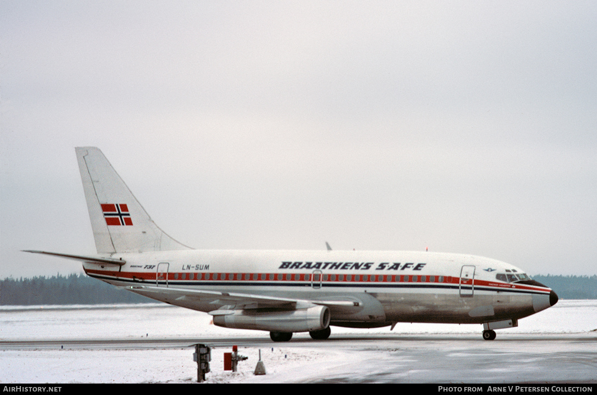 Aircraft Photo of LN-SUM | Boeing 737-205/Adv | Braathens SAFE | AirHistory.net #596101