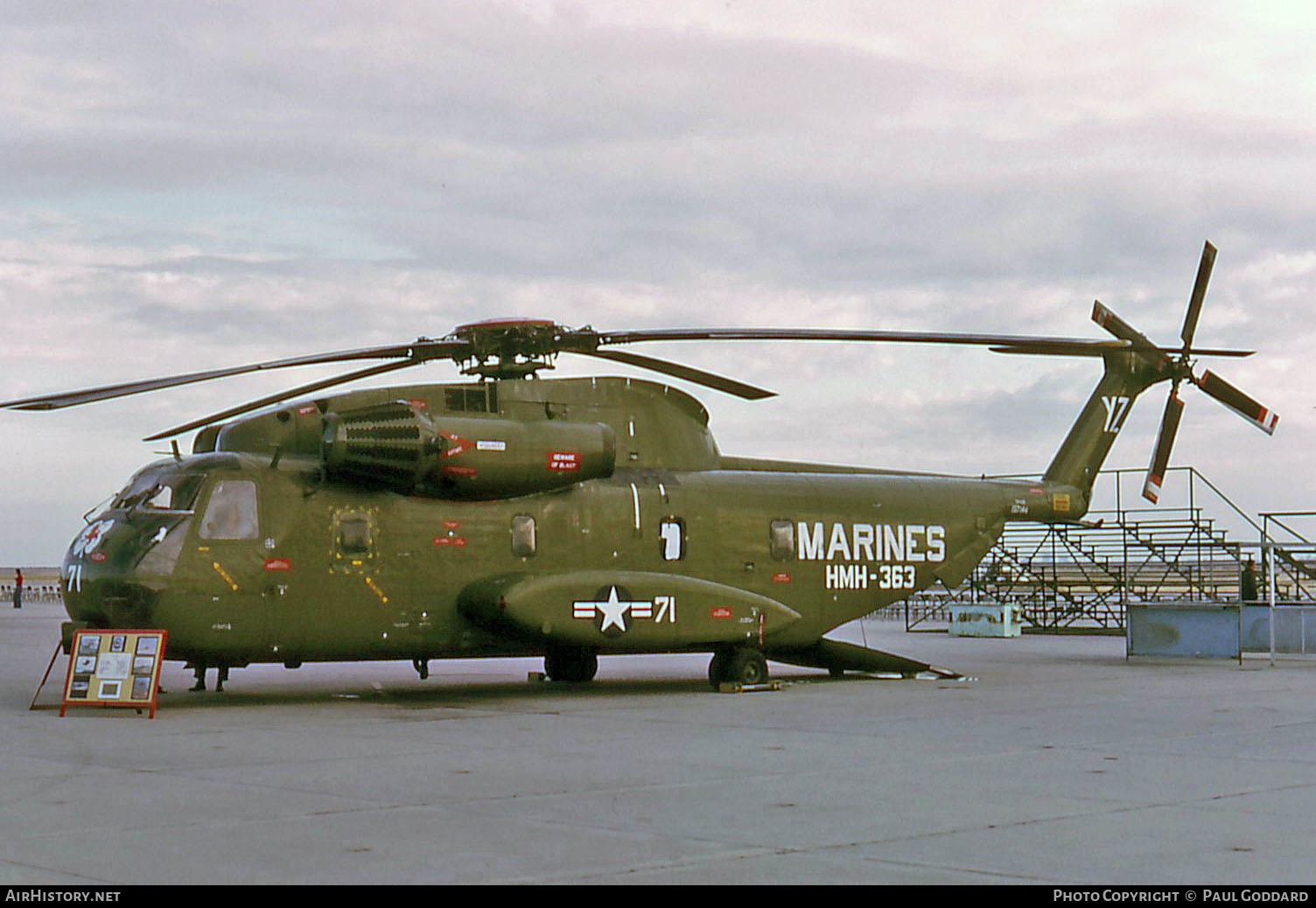 Aircraft Photo of 157144 | Sikorsky CH-53D Sea Stallion | USA - Marines | AirHistory.net #596125
