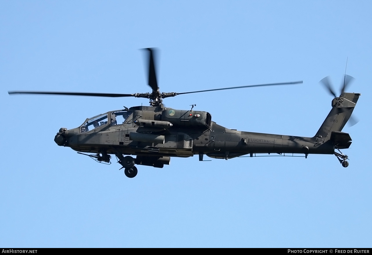 Aircraft Photo of Q-30 | Boeing AH-64D Apache Longbow | Netherlands - Air Force | AirHistory.net #596126