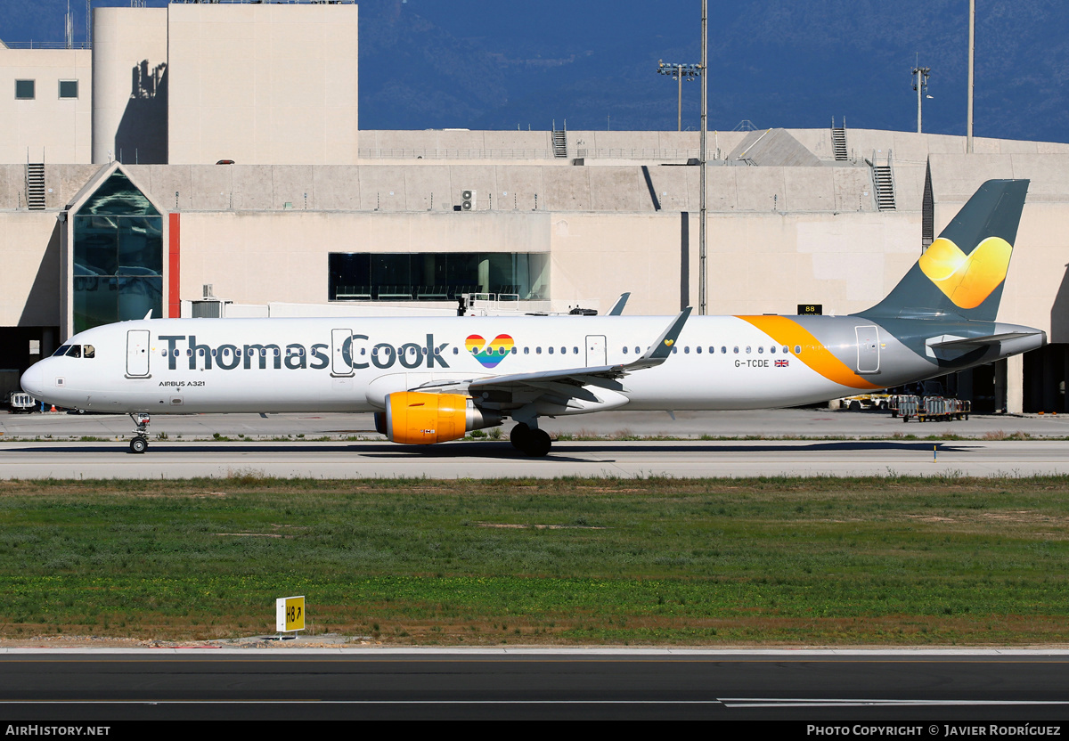 Aircraft Photo of G-TCDE | Airbus A321-211 | Thomas Cook Airlines | AirHistory.net #596131