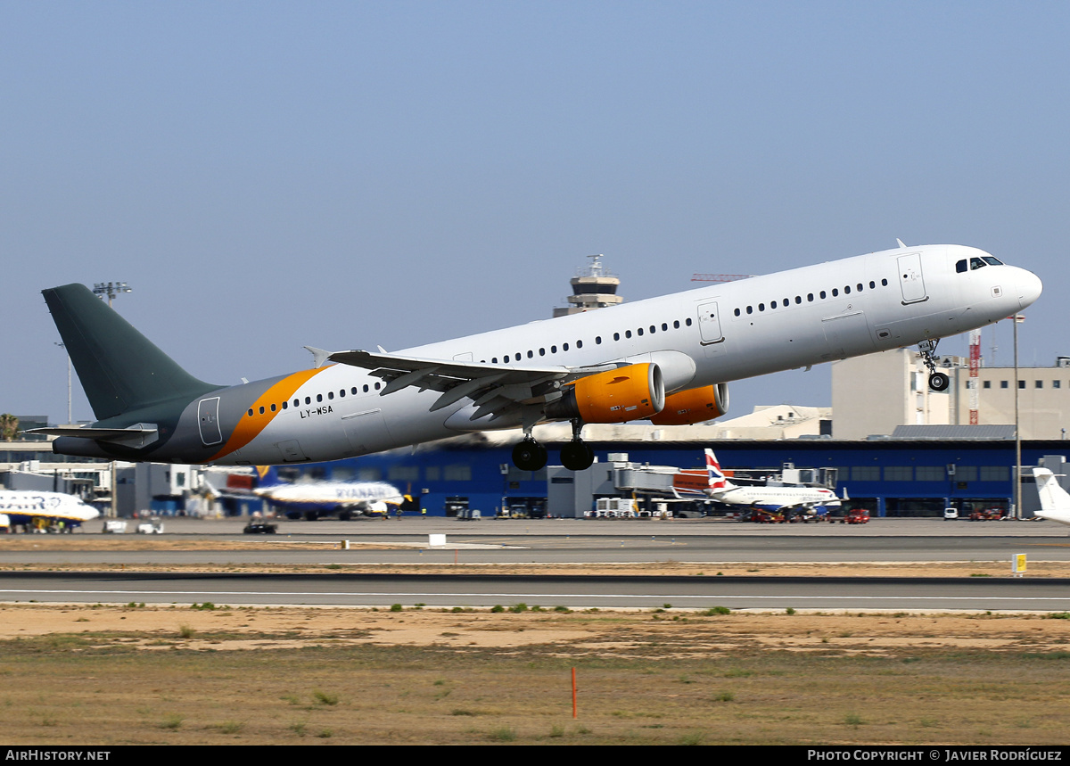 Aircraft Photo of LY-WSA | Airbus A321-212 | AirHistory.net #596151