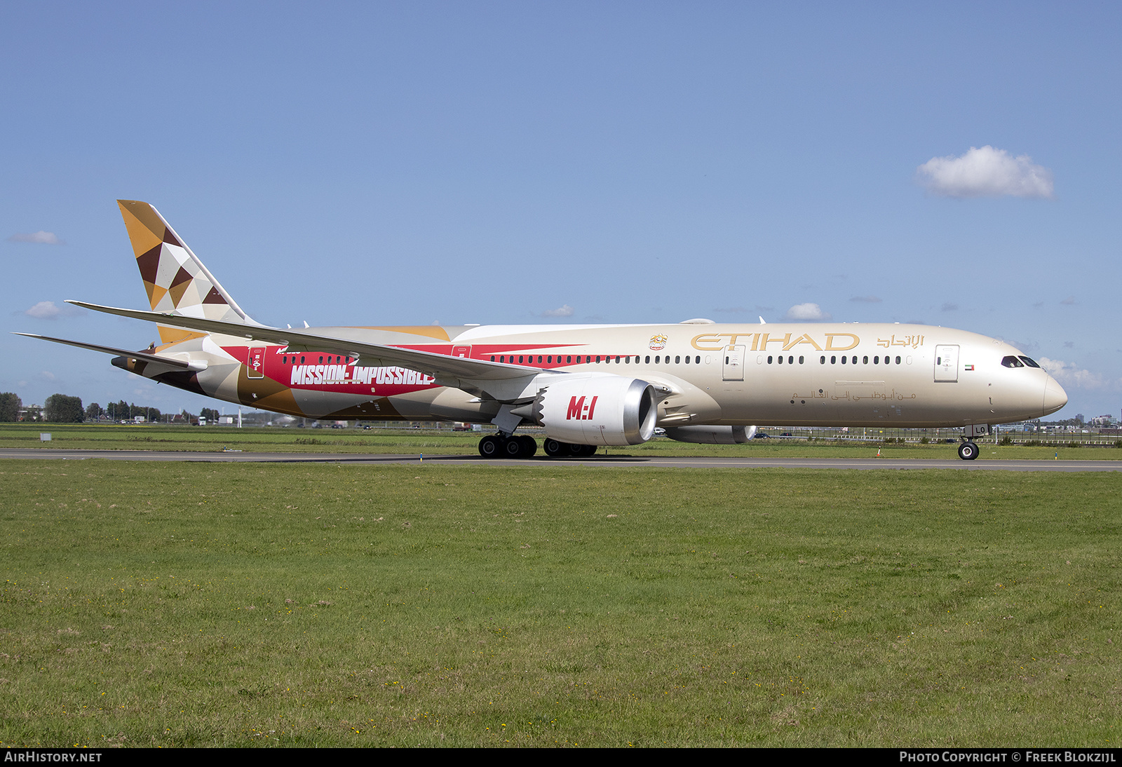 Aircraft Photo of A6-BLO | Boeing 787-9 Dreamliner | Etihad Airways | AirHistory.net #596197