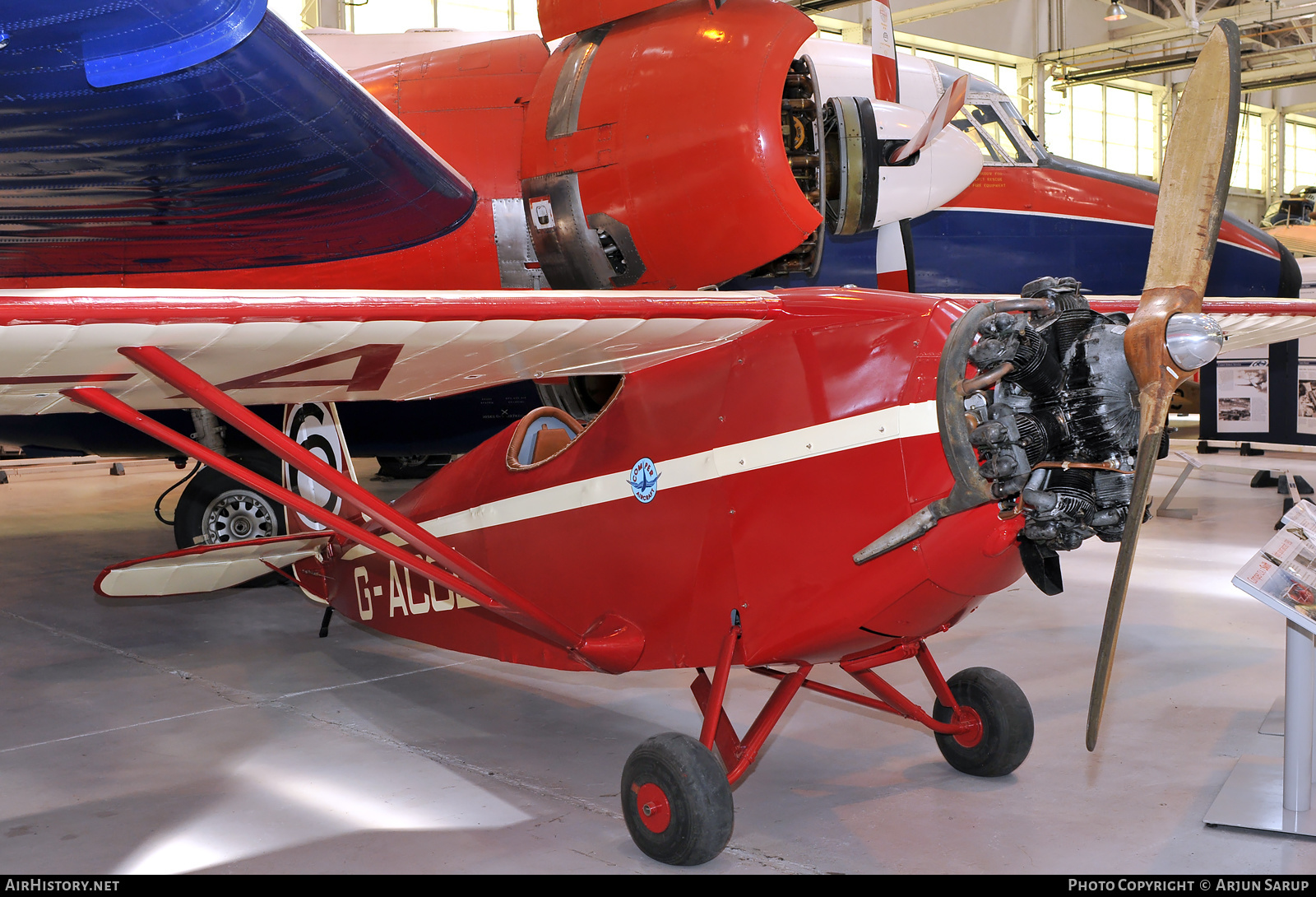 Aircraft Photo of G-ACGL | Comper CLA-7 Swift | AirHistory.net #596199